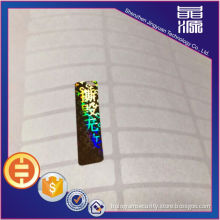 3D Hologram One Time Use Security Sticker